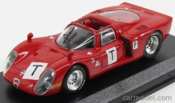 Best-model Alfa romeo 33.2 Le Mans Test 1968 Bianchi - Zeccoli - Grosselin - Trosch 1:43 Red