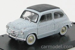 Brumm Fiat 600 1956 Tetto Chiuso - Uzavretá strecha 1:43 Grigio Perla