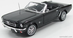 Welly Ford usa Mustang Cabriolet 1964 1:18 čierny