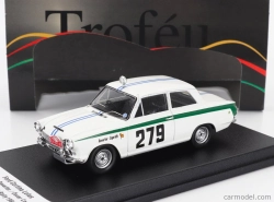 Trofeu Ford england Cortina Lotus N 279 Rally Montecarlo 1964 Estanislao Reverter - Oscar Caprotti 1:43 Bílá Zelená