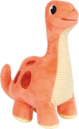 Plyšový brontosaurus s malou nohou