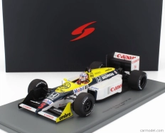 Spark-model Williams F1  Fw11b Honda N 5 Winner British Gp 1987 Nigel Mansell 1:18 Modrá Žlutá Bílá