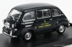 Brumm Fiat 600d Multipla Vigili Urbani Torino 1960 1:43 Modrá