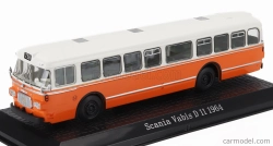 Edicola Scania Vabis D11 Autobus 1969 - Damage Display Box 1:72 Oranžová Bílá