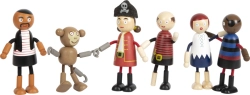 small foot Ohebné panenky pirátské figurky - poškozený obal