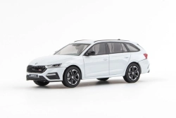 BAZAR – Abrex Škoda Octavia IV Combi RS (2020) 1:43 – Biela Moon Metalíza