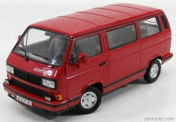 Norev Volkswagen T3 Multivan Minibus Red Star 1992 1:18 Red