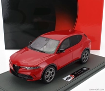 Bbr-models Alfa romeo Tonale Veloce Plug-in Hybrid 2023 - Con Vetrina - With Showcase 1:18 Rosso Alfa - Červená