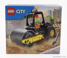 Lego Ammann Lego City - Drvič kameňa - Užitkový kompaktor - Rullo Compressore - 78 Pezzi - 78 dielikov sivo žltá