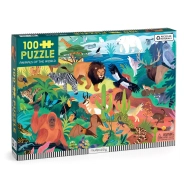 Mudpuppy Zvířata světa Puzzle 100 dílků