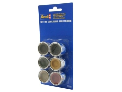 Súprava emailových farieb Revell - Vojenská (6x14ml)