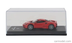 Edicola Ferrari F8 Tributo 2019 - Con Vetrina - With Showcase 1:64 Rosso Scuderia - Červená
