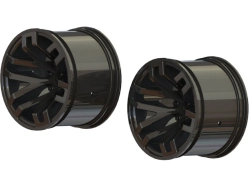 Arrma disk MT 2.8" 14 mm hex čierny chróm (2)