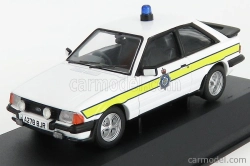 Vanguards Ford england Escort Mkiii Xr3i Police 1990 1:43 bielo žltá