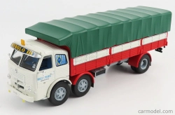 Edicola Pegaso 1063 Truck Telonato 3-assi 1968 1:43 Biela červená zelená