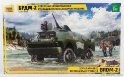 Zvezda Brdm Tank Soviet Armored Reconnaisance Vehicle Brdm-2  1999 1:35 /
