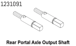 1231091 - Portal Axle Shaft (rear) CR4.4 (2)
