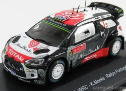 Minipartes Citroen Ds3 Wrc Abu Dhabi N 3 Rally of Portugal 2015 K.meeke - P.nagle 1:43 Biela čierna červená
