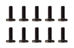 M3x10mm Low Profile šrouby, 10 ks.