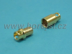 Konektor 8 mm pozlátený