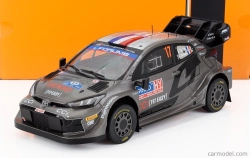 Ixo-models Toyota Yaris Gr Rally1 Team Toyota Gazoo Racing Wrt N 17 Winner Rally Finland 2024 Sebastien Ogier - Vincent Landais 1:18 Grey
