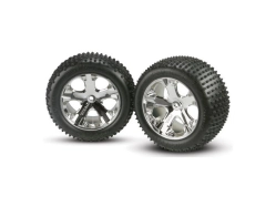 Traxxas kolo 2.8", disk All-Star stříbrný, pneu Alias (2) (zadní)