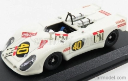 Najlepší model Porsche 908/2 Flunder Spider N 40 Temporada 1970 Decadenet - Pairetti 1:43 White