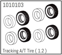 HBP240236 - (1010103) 1.2" Tracking A/T Tire - PRO Crawler 1:18 (4)