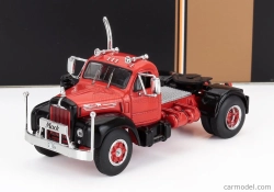 Ixo-models Mack B61 Tractor Truck 2-assi 1953 1:64 Červená čierna