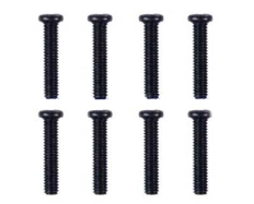 Skrutky M2,5*14, polguľatá hlava