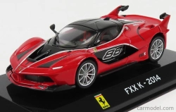 Edicola Ferrari Fxx-k N 88 2014 - Con Vetrina - S vitrínou 1:43 červená čierna
