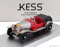 Kess-model Alfa romeo Rl Super Sport N 49 7th Mille Miglia 1927 Arturo Mercanti - Carlo Sozzi 1:43 Červená Strieborná Čierna