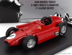 Brumm Ferrari F1 Lancia D50 N 1 Winner British Gp Juan Manuel Fangio Majster sveta 1956 1:43 Červená