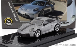 Paragon-models Porsche 911 992-2 Gt3 Coupe Lhd 2024 1:64 Strieborná