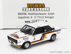 Brekina plastic Fiat 131 Abarth N 1 Winner Rally Hunsrueck 1979 Walter Rohrl - Christian Geistdorfer 1:87 Biela