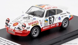 Trofeu Porsche 911 Carrera Rsr N 67 24h Le Mans 1974 William Vollery - Eric Vollery - Roger Dorchy 1:43 Bielozelená