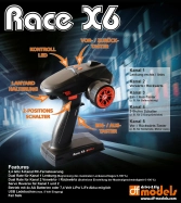 RACE X6 – 5ch RC súprava