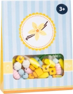 Small Foot Dřevěné korálky Candy 1ks žlutá