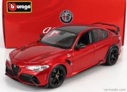 Bburago Alfa romeo Giulia Gtam 2020 1:18 Rosso Gta - Red Met