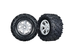 Traxxas kolo 4.3/5.7", disk saténový, pneu Maxx AT (pár)