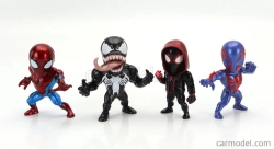 Jada Sada figúrok 4x Avengers - Spider Man - Miles Morales - Spiderman 2099 - Venom - cm. 6.0 1:32 Rôzne