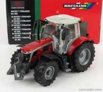Britský traktor Massey ferguson 65.180 2018 1:32 červeno-sivý