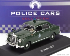 Edicola Mercedes benz 180d Polizei 1953 1:43 Tmavo zelená