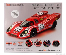 Ixo-models Porsche 917k 4.9l Team Salzburg N 23 Winner 24h Le Mans 1970 Hans Herrmann - Richard Attwood 1:8 Červená biela
