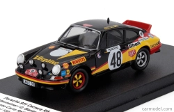 Trofeu Porsche 911 Carrera Rs Coupe (night Version) N 48 Rally Montecarlo 1976 Reiner Altenheimer - Gerd Blankenhagen 1:43 Černá Žlutá Červená