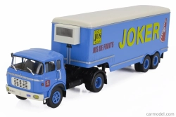 Edicola Berliet Tr12 Truck Semi-frigo Jus De Fruits Joker Transports 1964 - Bez karty Box 1:43 Bluette