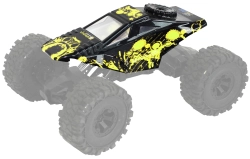 Karoséria pre RC auto Crawler 4WD RTR, žlto-čierna
