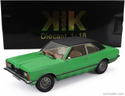 Kk-scale Ford england Taunus Gxl (dirty Version) With Vinyl Roof - Bang Boom Bang Movie 1971 1:18 Green Matte Black