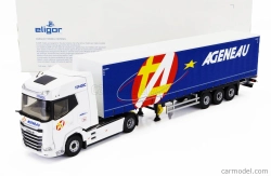 Eligor DAF Xg Truck Telonato Ageneau Transports 2021 1:43 Bílá Modrá
