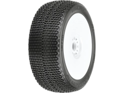 Kolesá Pro-Line 3,3", pneumatiky Buck Shot M3 Buggy, disk H17 biely (2)
